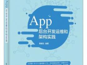 App后台开发运维和架构实践pdf