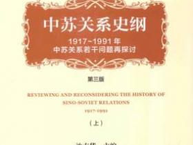 中苏关系史纲 1917~1991年中苏关系若干问题再探讨 第三版（上册）pdf