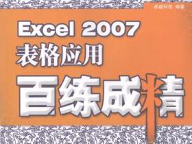 Excel 2007表格应用百练成精pdf